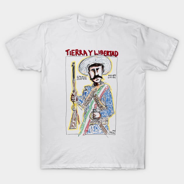 Emiliano Zapata Salazar T-Shirt by micalef